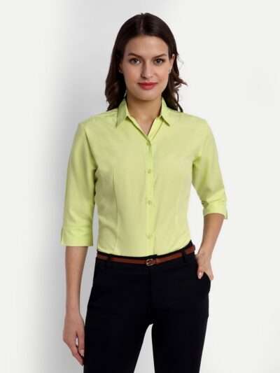Comfortable Stylish Regular Fit 3/4 Sleeve Casual Formal Shirt for Women